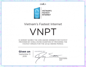 Nhà mạng VNPT có tốc độ Internet số 1 tại Việt Nam