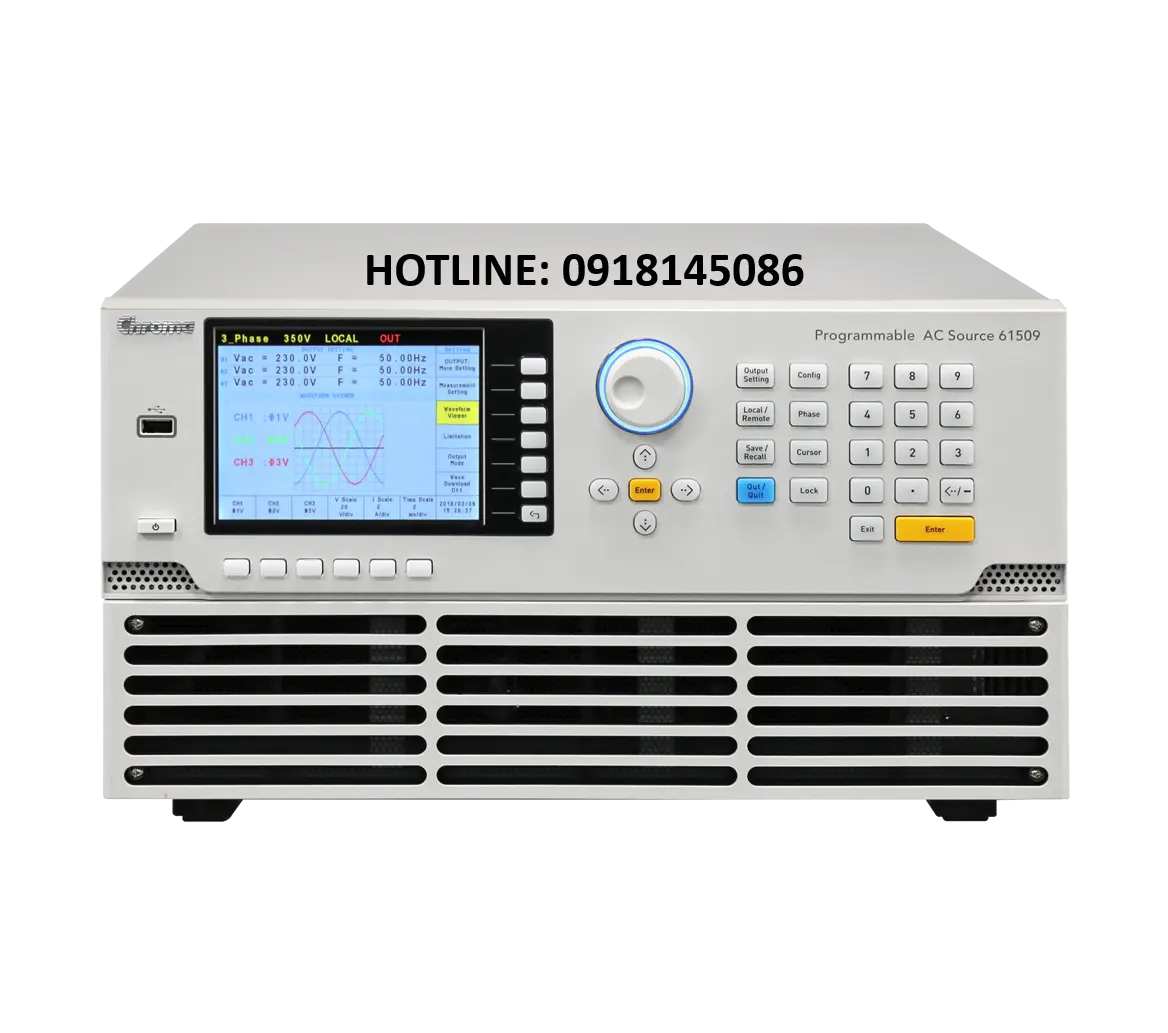 nguồn chuẩn xoay chiều 3 pha tần số cao 61509 chroma nguồn chuẩn xoay chiều 3 pha tần số cao 61509 chroma