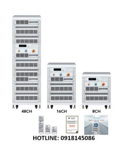 Hệ thống test acquy 48V tự động 60V/100 A/5000W x 4 CH