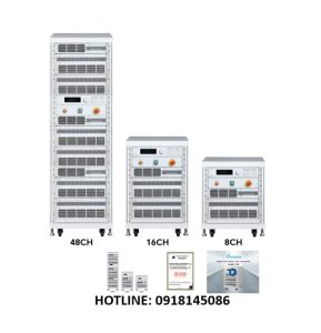 Hệ thống test acquy 48V tự động 60V/100 A/5000W x 4 CH