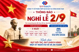 Thông báo nghỉ lễ 2/9/2026 – Lịch nghỉ Quốc khánh tại TMTECH